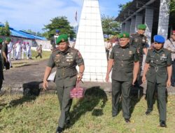 Ziarah Rombongan, Dandim 1310/Bitung, Tegaskan Ikrar Bakti Di Hari Juang TNI AD Ke-80