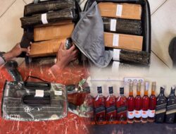 Polres Jayawijaya Amankan Koper Berisi Minuman Beralkohol di Bandara Wamena