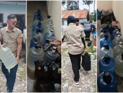 Polres Jayawijaya Lindungi Warga, Amankan Puluhan Galon Miras Ilegal di Wamena