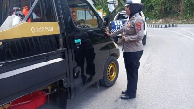 Jelang Nataru, Satlantas Polres Fakfak Tertibkan Knalpot Brong Demi Kenyamanan Bersama
