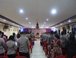 Sambut Suka cita Natal, Polres Mappi Gelar Perayaan Natal Bersama