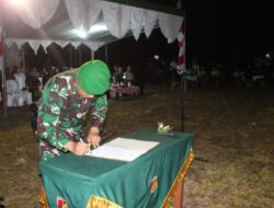 Perkuat Sinergi TNI – Rakyat, Hukum Tua Kema Dua Ariantje Loho, Lepas Peleton Beranting Yudha Wastu Pramuka Jaya