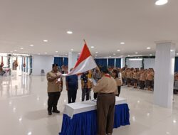 Polres Jayawijaya Hadiri Pelantikan Pengurus Pramuka di Wamena