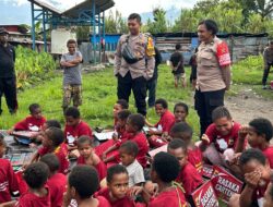 Subsatgas Si Ipar Operasi Rasaka Cartenz 2025 Polres Jayawijaya Gelar Polisi Pi Ajar di Wamena