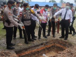 Polres Mappi Musnakan Barang Bukti Miras Ilegal Dan Narkoba