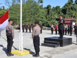 Polres Sarmi Gelar Upacara Hari Ibu ke-97, Teguhkan Peran Perempuan Menuju Indonesia Emas 2045