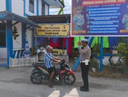 Jaga Natal dan Tahun Baru Tetap Kondusif, Polres Sarmi Bersama TNI Siagakan Pos Pengamanan