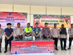 Operasi Lilin Cartenz 2025, Polres Mappi  Perketat Pengamanan di  Bandara Kepi