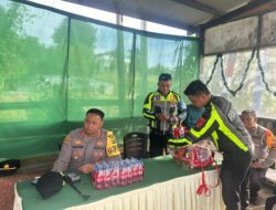 Kapolres Sarmi Tinjau Pengamanan Perbankan dan Pos Pam Operasi Lilin Cartenz 2025