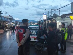 Pengamanan Ops Lilin 2025, Arus Lalin Wamena Aman dan Lancar