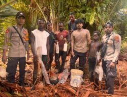 Perkuat Keamanan Jelang Tahun Baru, Polsek Citak Mitak Gelar Operasi Cipta Kondisi