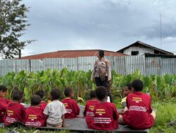 Subsagagas Si Ipar Polres Jayawijaya Dukung Pendidikan Anak Melalui Operasi Rasaka Cartenz 2025