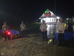 Jelang Tutup Tahun, Wakapolsek Bonggo Amankan Ibadah dan Himbau Masyarakat Jaga Kamtibmas