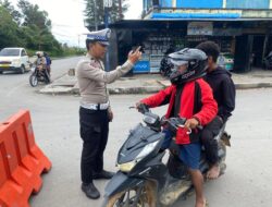 Pos Pam Regu II Polres Jayawijaya, Jaga Kelancaran Lalu Lintas di Wamena