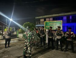 Sinergitas TNI–Polri, Sat Samapta Polres Sarmi Gelar Patroli Gabungan di Wilayah Kota