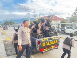 Patroli Siaga Polres Jayawijaya, Padal Tegaskan Bahaya Miras dan Ajak Masyarakat Jaga Kamtibmas