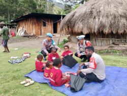 Sentuh Hati Anak Papua, Subsatgas Si-ipar Rasaka Cartenz 2025 Hadirkan Pendidikan Penuh Cinta di Kampung Yokobak