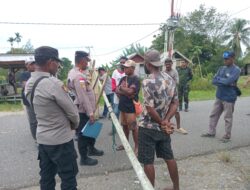 Pemalangan Jalan Trans Jayapura–Sarmi di Mawes Mukti Dibuka Usai Dialog dengan Polisi