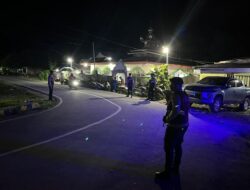 Cegah Gangguan Kamtibmas, Sat Samapta Polres Sarmi Gencarkan Patroli Malam