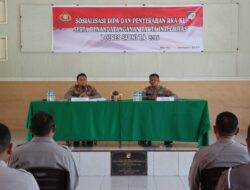 Kapolres Sarmi Pimpin Sosialisasi DIPA dan RKA-KL TA 2026, Tegaskan Komitmen Transparansi Anggaran