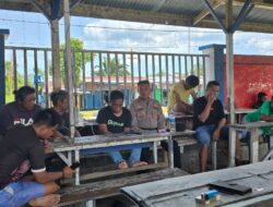 Bhabinkamtibmas Kelurahan Mararena, Sampaikan Imbauan Kamtibmas Kepada Sopir Rental Sarmi-Jayapura