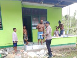 Sambang Warga Binaan, Bhabinkamtibmas Kampung Kasukwe Ajak Jaga Kamtibmas