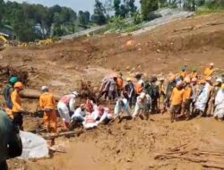 Ribuan Personel Gabungan diterjunkan Mencari Korban Longsor Gunung Burangrang