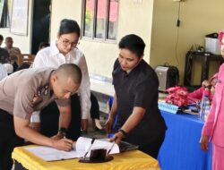 Polres Jayawijaya Gelar Sidang Pernikahan Dinas BP4R bagi Personel