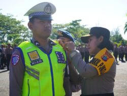 Polda Papua Barat Melaksanakan Apel Gelar Pasukan Operasi Keselamatan Mansinam 2026