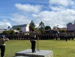 Polres Jayawijaya Gelar Apel Pasukan Operasi Keselamatan Cartenz-2026