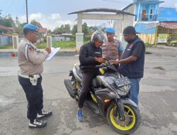 Propam Polres Jayawijaya Laksanakan Gaktibplin Personel