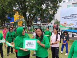 Tumbuhkan Semangat Kebersamaan, Persit KCK Cab. LXII Kodim 1310/Bitung, Olahraga Bersama dan Lomba Permainan Tradisional Peringati HUT Ke-80 Persit