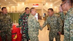 Dandim 1310 Bitung memaparkan Program Indonesia Asri dan Kesiapan MA Yon TP Makawidey Pada Rapim Tingkat Kodam XIII/Merdeka