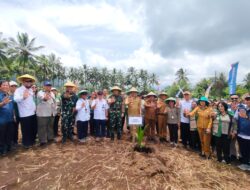 Dukung Program Hilirisasi Perkebunan, Dandim 1310/Bitung Ikut Tanam Kelapa