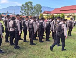 Polres Jayawijaya Gelar Apel Per Fungsi, Tekankan Disiplin dan Profesionalisme