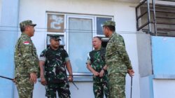Dandim 1310/Bitung Dampingi Pangdam XIII/Mdk, Tinjau Kesiapan Marshalling Area Yon TP 916/Makawidey di Rusunawa Tangkoko Bitung