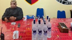 Sat Resnarkoba Polres Jayawijaya Amankan 11 Botol Miras Berlabel di Wamena