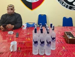 Sat Resnarkoba Polres Jayawijaya Amankan 11 Botol Miras Berlabel di Wamena