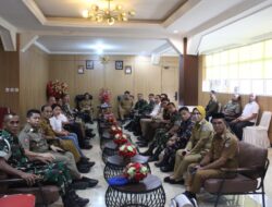 Bahas Konflik Antar Kelompok Pemuda, Dandim 1310/Bitung Letkol Inf Dewa Made DJ Hadiri Rapat Koordinasi Lintas Sektoral bersama Forkopimda Bitung