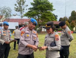 Propam Polres Jayawijaya Gelar Gaktibplin, Tertibkan Disiplin dan Kelengkapan Personel