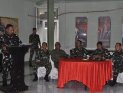 Dandim 1310/Bitung bersama Forkopimda Kota Bitung Sambut Kunjungan Kerja dan Safari Ramadhan Pangdam XIII/Merdeka di Kodim 1310/Bitung