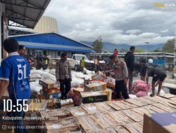Polsek Kawasan Bandara Laksanakan KRYD, Antisipasi Masuknya Barang Ilegal di Bandara Wamena