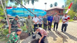 Dandim 1310 Bitung Bersama Forkopimda dan Perangkat Pemdes Melaksanakan Groundbreaking Jembatan Garuda di Empat Titik Wilayah Bitung-Minut