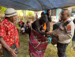 Polsek Kurulu Sambang dan Himbauan Kamtibmas di Distrik Libarek