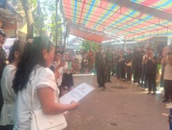 Bentuk Penghargaan dan Penghormatan Terakhir, Kodim 1310/Bitung Gelar Upacara Persemayaman Alm. Peltu (Purn) Johanes Daleno