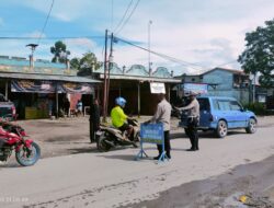Polsek Wamena Kota Gelar Razia Kendaraan Dan Barang Terlarang, Tekan Peredaran Narkoba dan Miras