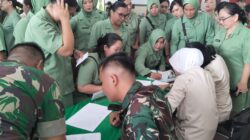 Kenali Bahaya Penyakit Diabetes Melitus dan Hipertensi, Prajurit, PNS dan Persit Kodim 1310/Bitung Terima Penyuluhan Kesehatan