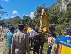 Normalisasi kali tagi dan buka jalan alternatif dikampung oagambak distrik bolakme, dan monitoring lokasi longsor dikampung onggobalo dan wandigunie distrik tagime