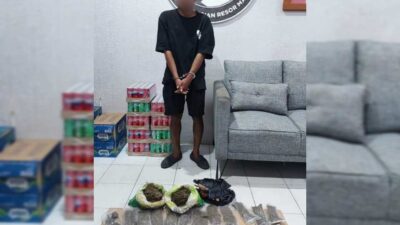 Satuan Reserse Narkoba Polresta Manokwari Berhasil Ungkap Kasus Tindak Pidana Narkotika Golongan I Jenis Ganja