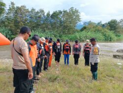 Polres Jayawijaya Lanjutkan Pencarian Korban Jembatan Gantung Wouma Hari Ke-4